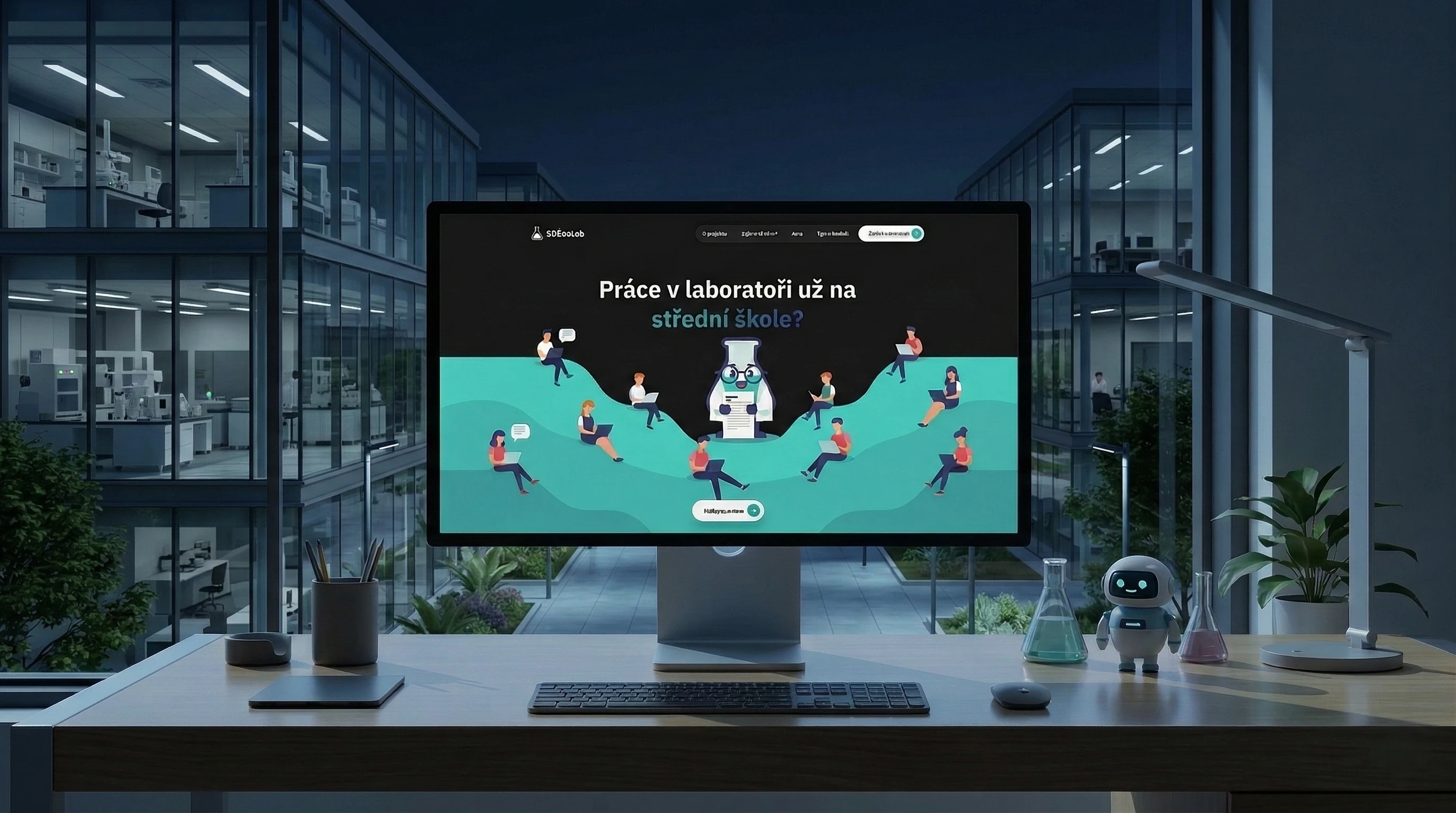 SočkoLab: náhled webu