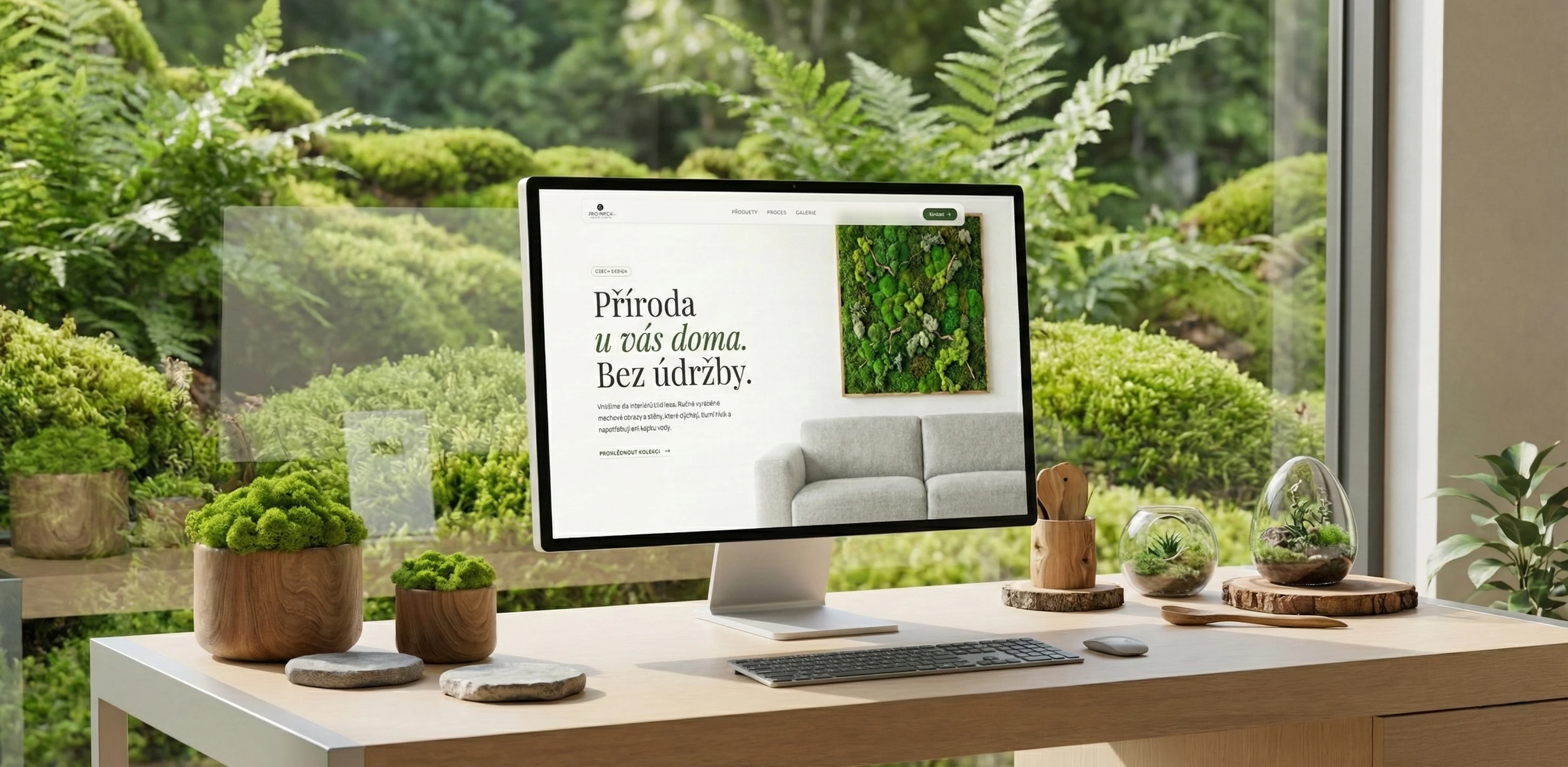 Profimech: náhled webu